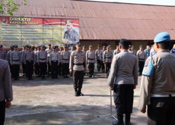Polres Kotamobagu Gelar Apel Kesiapan Keamanan Sholat Idul Adha 1444 H