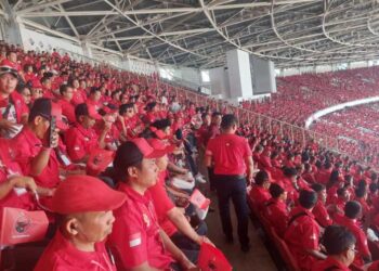 Puncak Acara Bung Karno, DPC PDI Perjuangan Kotamobagu Merahkan GBK