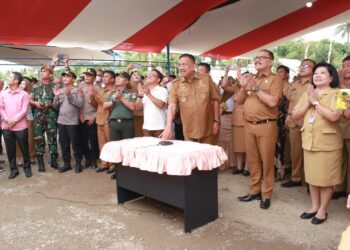 Limi Mokodompit Dampingi Gubernur Sulut Olly Dondokambey Meresmikan Rumah Sakit Pratama Dumoga