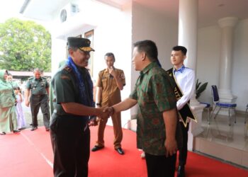 Nayodo Koerniawan Mewakili Wali Kota Terima Kunjungan Danrem 131 Santiago