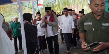 Bupati Limi Bersama Pemkab Bolmong Sholat Idul Adha Dengan Masyarakat Muntoi