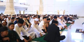 Wali Kota dan Wakil Wali Kota Kotamobagu Sholat Idul Adha di MABM