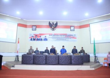 Wakil Wali Kota Nayodo Koerniawan Hadiri Rapat Paripurna DPRD Dan Pemkot Kotamobagu