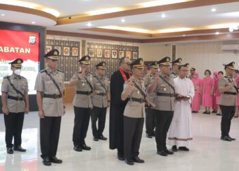 Jabatan Kapolres Bolmong Diserahterimakan, Irjen Setyo Budiyanto Pesan Hal Ini