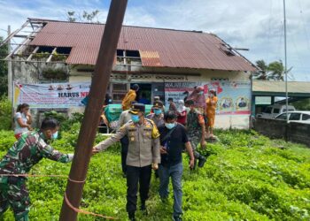 Kapolres Bolmong AKBP Arianto Datangi TKP Kasus Penemuan Mayat di Kelurahan Inobonto Satu