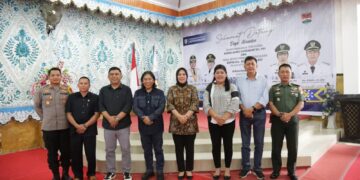 Tatong Bara Terima Kunjungan Kerja James Sumendap dan Wakil Bupati Minahasa Tenggara