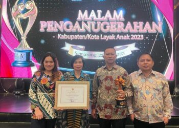 Pemkot Kotamobagu Berhasil Pertahankan  Kota Layak Anak Nindya Tahun 2023