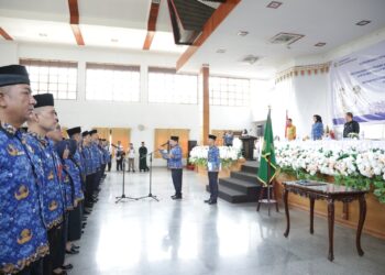 Tatong Bara Hadiri Pengukuhan Dewan Pengurus KORPRI Kota Kotamobagu