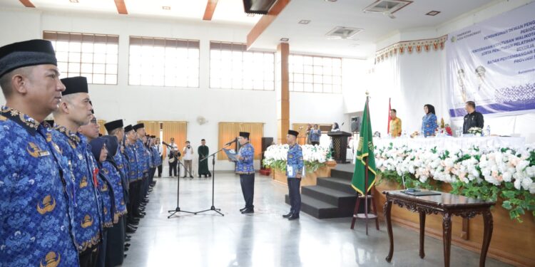 Tatong Bara Hadiri Pengukuhan Dewan Pengurus KORPRI Kota Kotamobagu