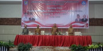 Bupati Limi Mokodompit Resmi Buka Coaching Clinic Program PPG se- Bolmong 