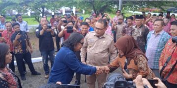 Bupati Bolmong Terima Kunker James Sumendap