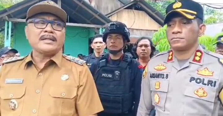 Serukan Perdamaian, Pj Bupati Limi Mokodompit Turun Langsung ke Lokasi Konflik Tambun- Imandi