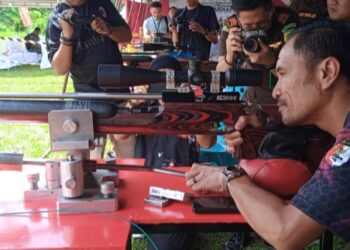 Resmi Dibuka, Open Tournament Menembak Piala Kajari Kotamobagu 2023 Mencari Bibit Atlet Berbakat
