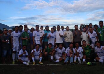 Tatong Bara Hadir di Laga Semi Final Lingsyen Emergency Vs Bintang Muda Matali