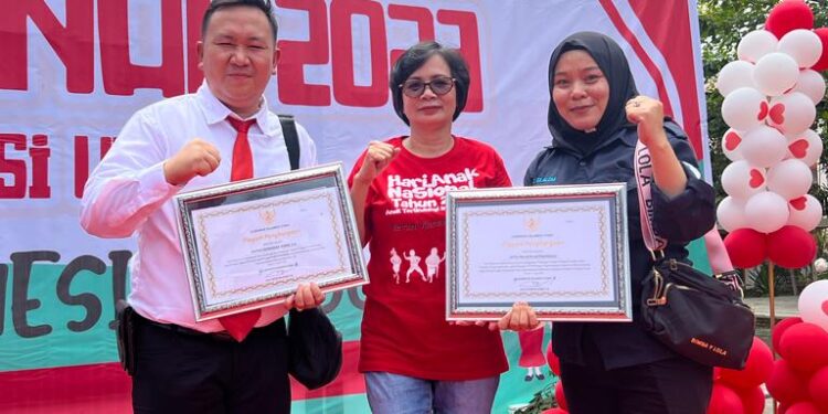 UPTD PPA Kotamobagu Terima Penghargaan yang Diserahkan Gubernur Sulut