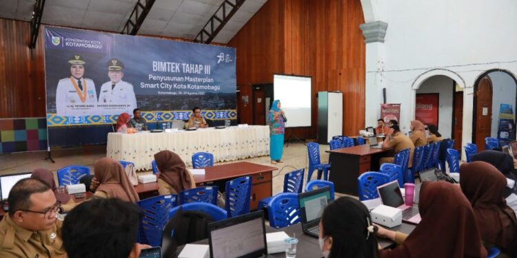 Diskominfo Kotamobagu Gelar Bimtek Penyusunan Masterplan Smart City Tahap III