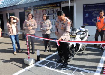Permudah Masyarakat, Kapolres Kotamobagu Lounching Sirquit Baru Uji Praktik SIM C