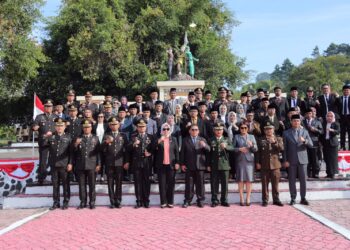 Wali Kota Kotamobagu bersama Wawali dan Forkopimda Ziarah ke TMP