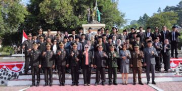 Wali Kota Kotamobagu bersama Wawali dan Forkopimda Ziarah ke TMP