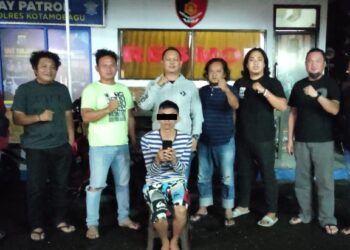 Tim Resmob Polres Kotamobagu Berhasil Tangkap Pelaku Jambret di Depan BCA Mogolaing