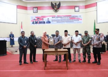 DPRD Kota Kotamobagu Sahkan Perda Pertanggungjawaban APBD 2022 dalam Rapat Paripurna