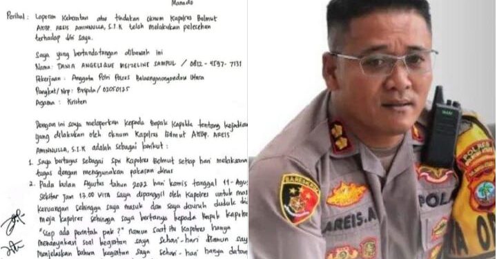 Kapolres Bolmut AKBP Aries Aminullah Bantah Tuduhan Pelecehan dalam Surat Terbuka Bripda DS