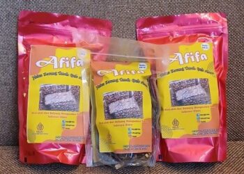 Halua Afifa, Cemilan Khas Boltim, Memukau Pengunjung Pameran Discovery North Sulawesi