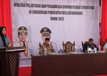 Ini yang Disampaikan Wali Kota Usai Melantik 51 Pejabat Pemkot Kotamobagu