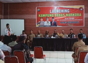 Langkah Konkret Polres Kotamobagu, Perang Melawan Narkoba Dimulai di Desa Tabang