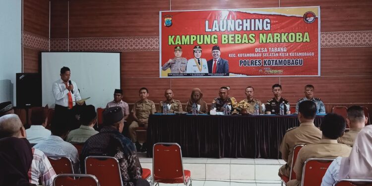 Langkah Konkret Polres Kotamobagu, Perang Melawan Narkoba Dimulai di Desa Tabang
