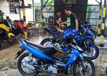 Kendaraan Kembali Bersih dan Mulus di Tubig Cuci Motor Kotamobagu
