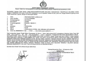 Jadi Korban Aksi Premanisme, Sarif Rumondor Kembali Laporkan YT Cs ke Polres Boltim