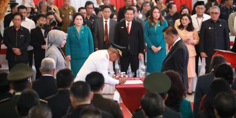 Dilantik Gubernur Olly Dondokambey, Asripan Nani Siap Jalankan Tugas Sebagai Pj Wali Kota Kotamobagu