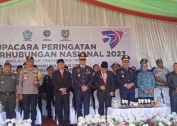 Bupati Limi Bacakan Pidato Menhub RI dalam Peringatan Harbubnas Tahun 2023