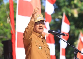 Pj Walikota Kotamobagu Asripan Nani Pimpin Apel Kerja Perdana