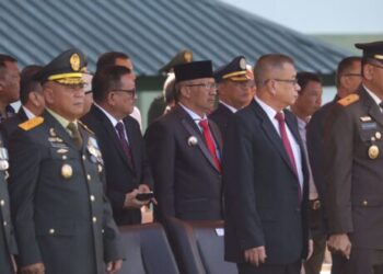 Pj Wali Kota Kotamobagu Hadiri Peringatan HUT ke-78 TNI