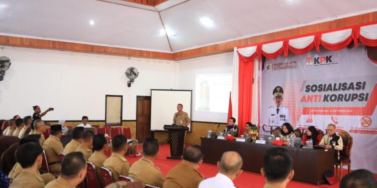 Pemkot Kotamobagu bersama KPK RI Gelar Sosialisasi Anti Korupsi