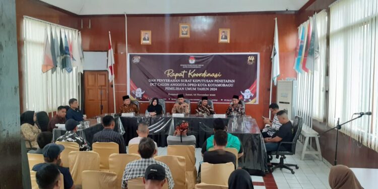 KPU Umumkan 246 DCT Caleg DPRD Kota Kotamobagu, Ini Daftarnya