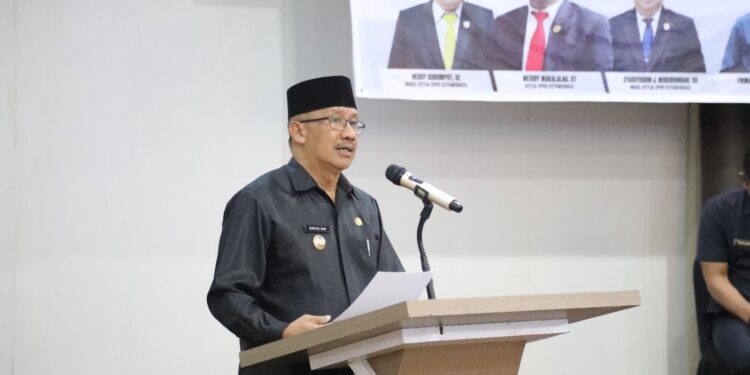 Pj Wali Kota Kotamobagu Hadiri Paripurna Ranperda APBD 2024