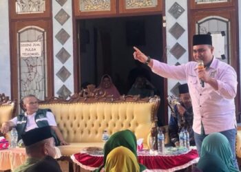 Kampanye Perdana Caleg DPRD Kabgor Rahmat Maku Dihadiri Ratusan Pendukung