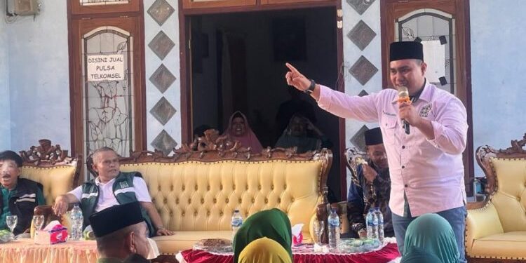 Kampanye Perdana Caleg DPRD Kabgor Rahmat Maku Dihadiri Ratusan Pendukung