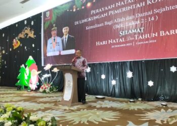 Pj Wali Kota Hadiri Perayaan Natal ASN Pemkot Kotamobagu