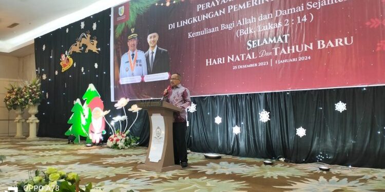 Pj Wali Kota Hadiri Perayaan Natal ASN Pemkot Kotamobagu
