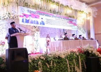 Pj Wali Kota Kotamobagu Hadiri Paripurna Penetapan APBD 2024