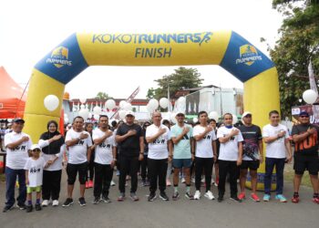 Pj Wali Kota Hadiri Kegiatan KPU Kotamobagu Run Pemilihan Umum 2024