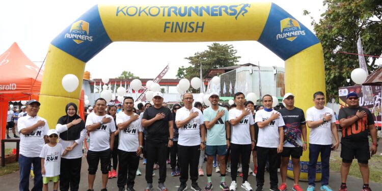 Pj Wali Kota Hadiri Kegiatan KPU Kotamobagu Run Pemilihan Umum 2024