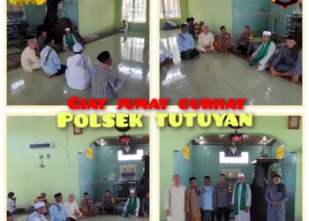Polsek Tutuyan Gelar Jumat Curhat di Masjid Nur Jannah