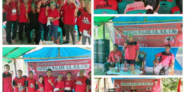 Disambut Hangat Warga Desa Biontong II, Caleg DPRD Bolmut Safrizal Walahe Sukses Gelar Kampanye Dialogis