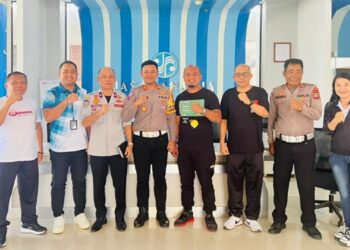 PT. Jasa Raharja Perwakilan Kotamobagu Gelar Rapat FKLL se-BMR