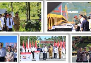 Pj Wali Kota Kotamobagu Hadiri Peresmian Bendungan Lolak oleh Presiden Jokowi